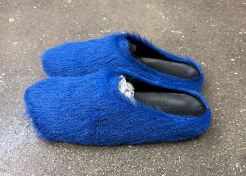 Marni Fussbett Sabot Blue